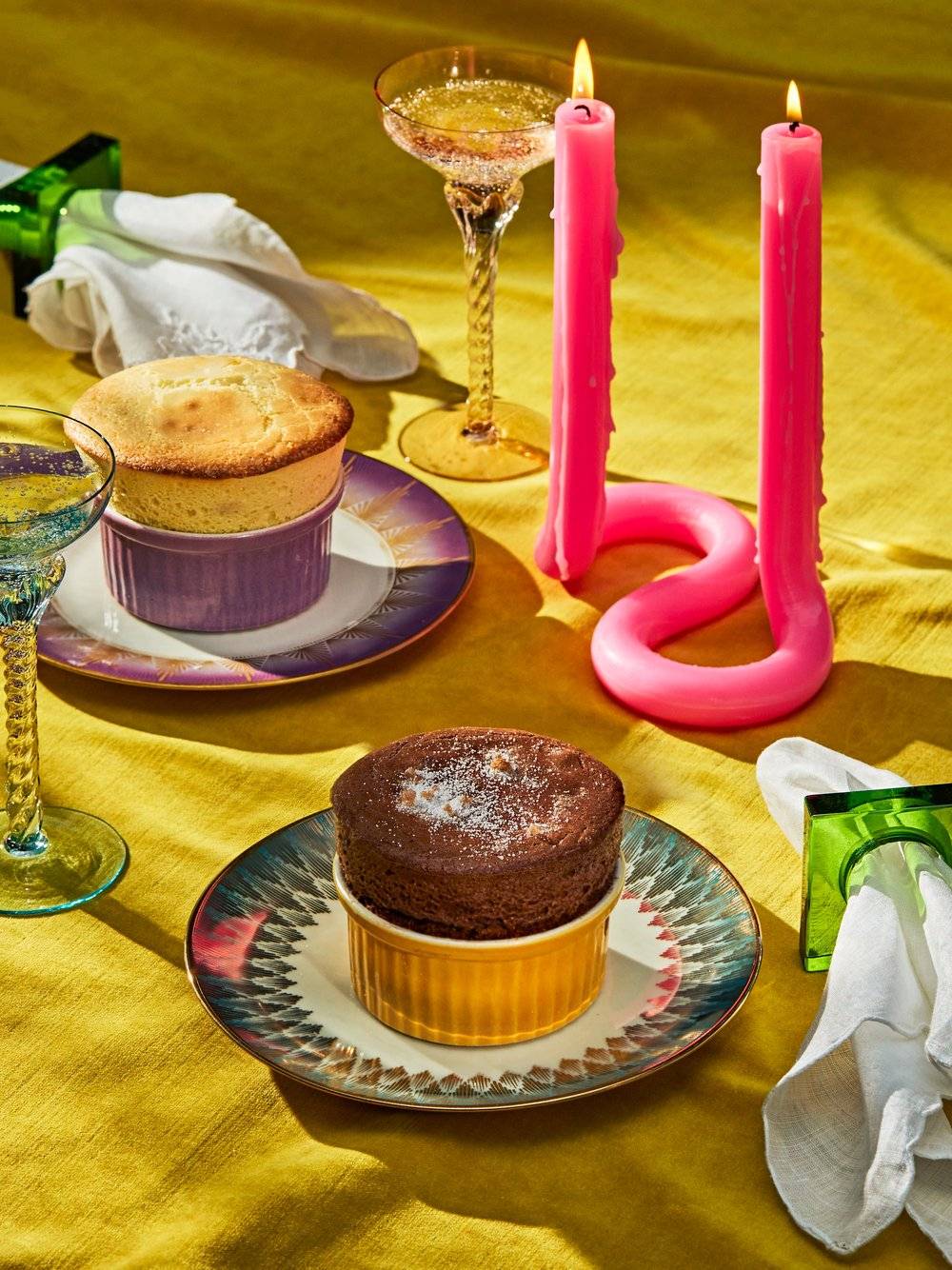 Claire Saffitz's Chocolate Soufflés Cherry Bombe