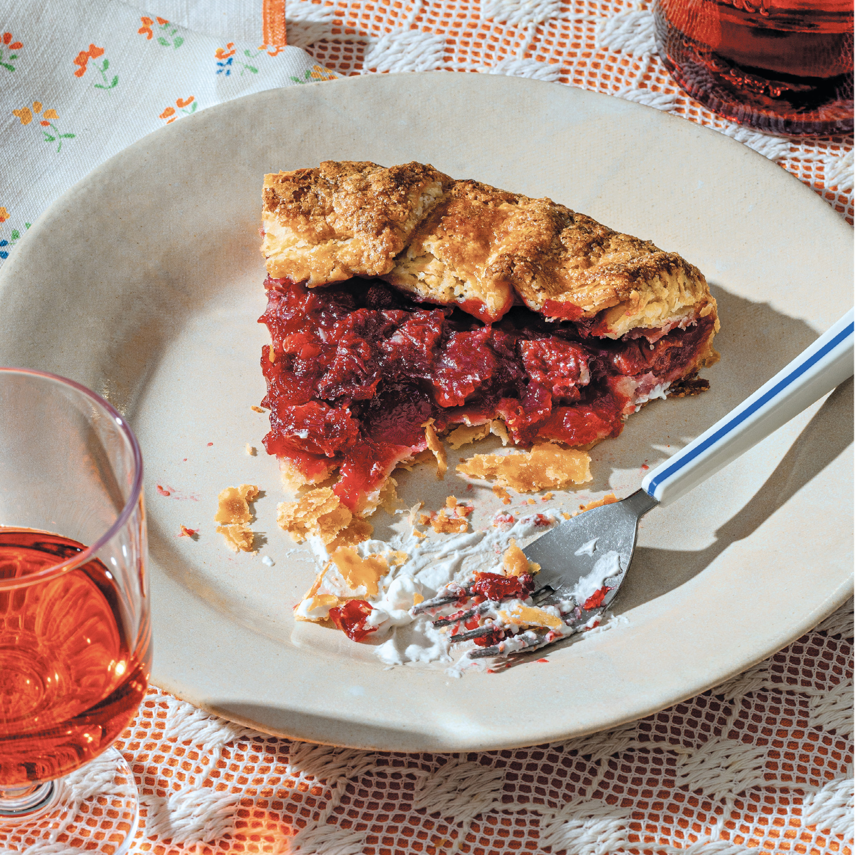Rebecca Firkser's Sour Cherry & Campari Galette
– Cherry Bombe