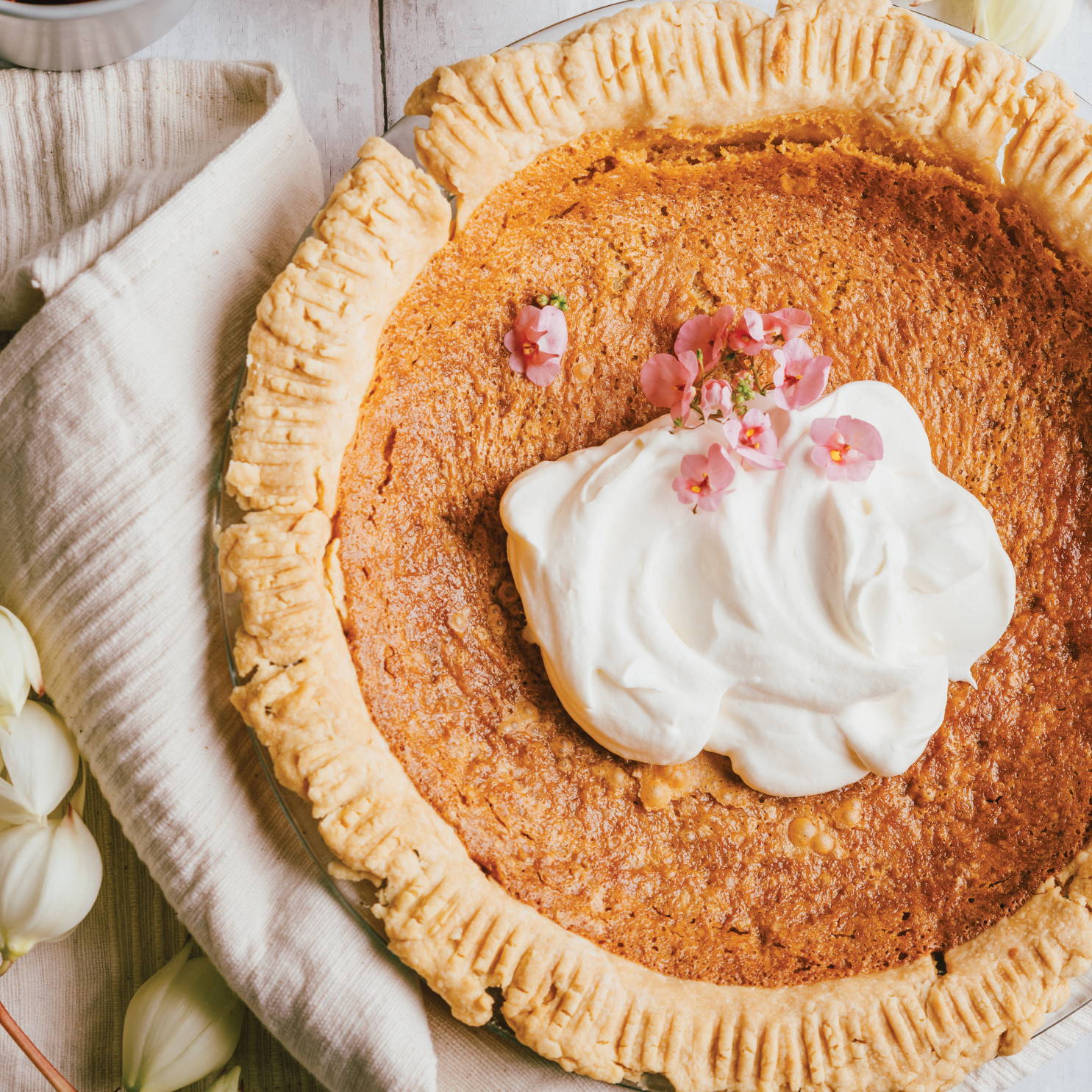 Evie McGee Colbert & Stephen Colbert’s Chess Pie Cherry Bombe