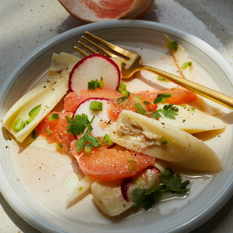 Mariana Velásquez's Ceviche De Palmito & Pomelo