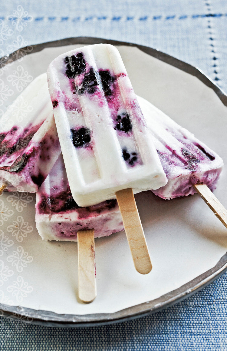 Fany Gerson’s Paletas De Yogurt Con Moras