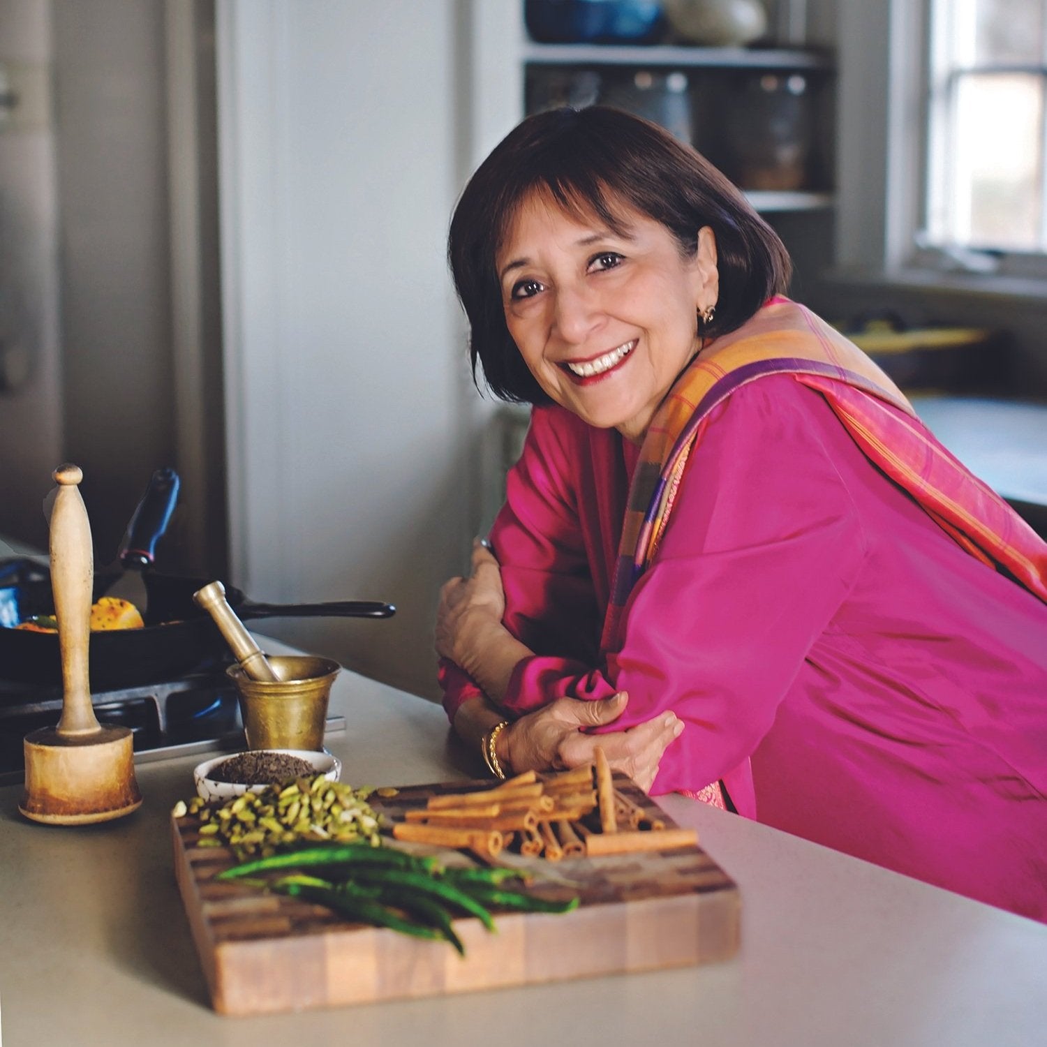 “Lobster Américaine” with Chris Keyser, Daniel Goldfarb, and Madhur Jaffrey