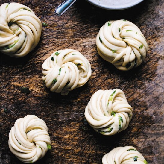 Betty Liu's Scallion Flower Buns