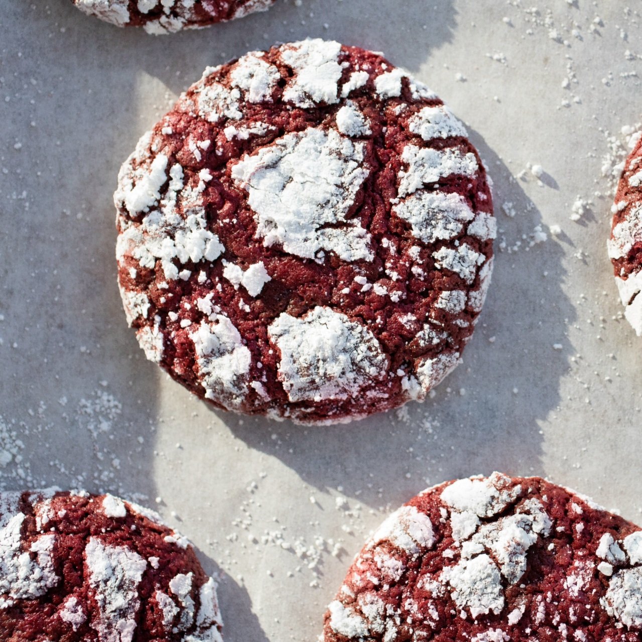 Sarah Kieffer's Red Velvet Crinkle Cookies