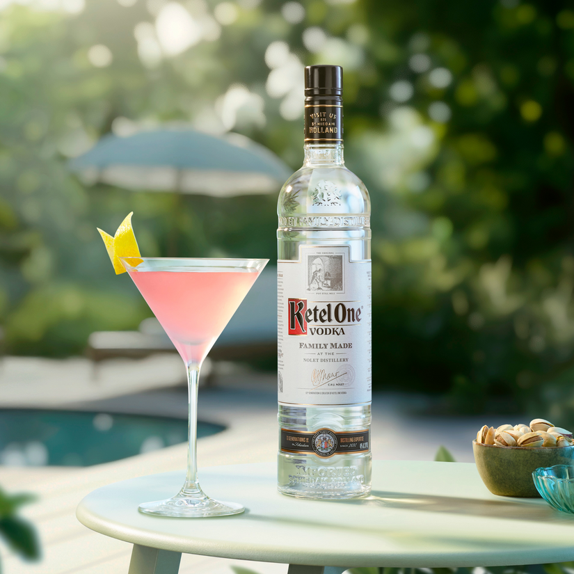 Cosmopolitan Cocktail With Ketel One