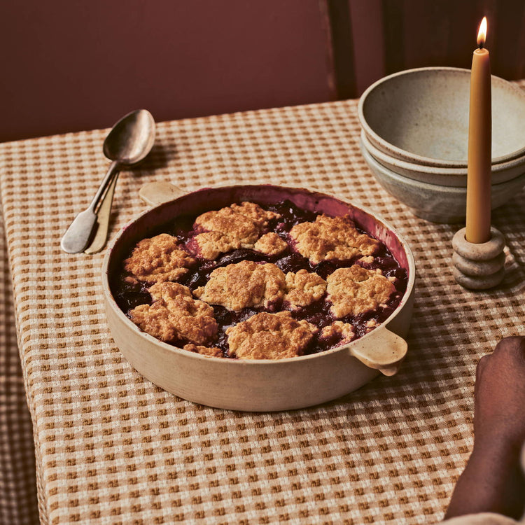 Benjamina Ebuehi’s Tarragon Plum Cobbler