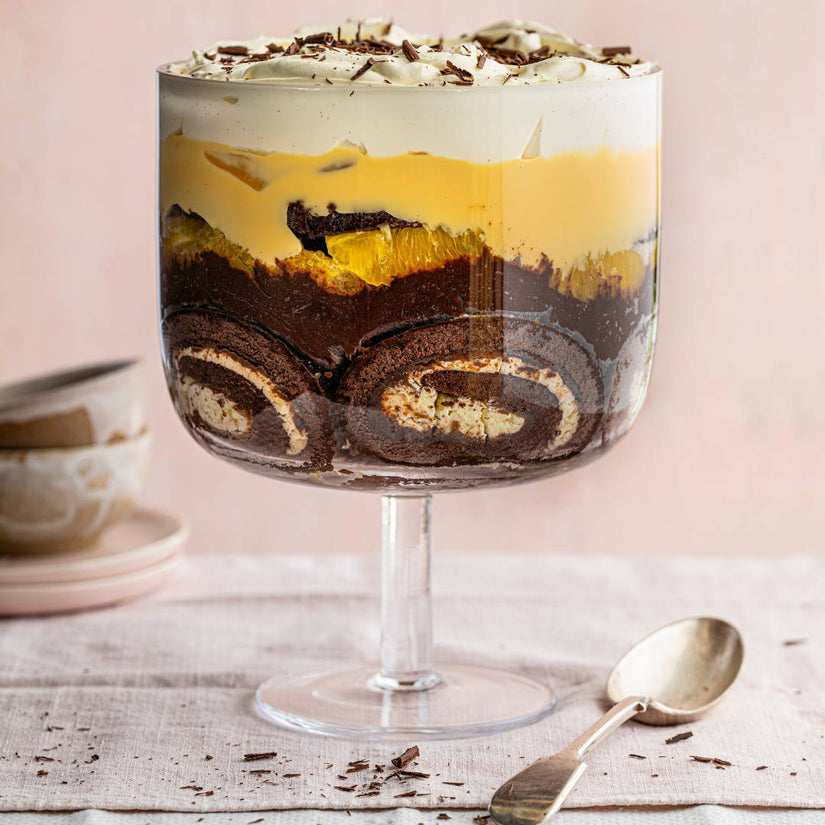 Prue Leith's Dark Chocolate & Orange Trifle