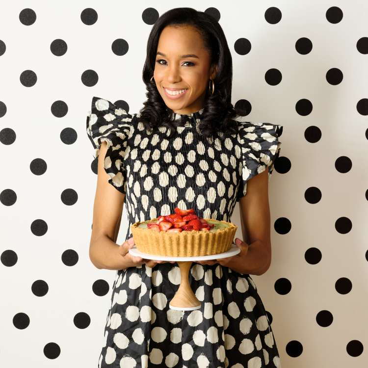 Salted Caramel Peach Pie With Maya-Camille Broussard Of Justice Of The Pies