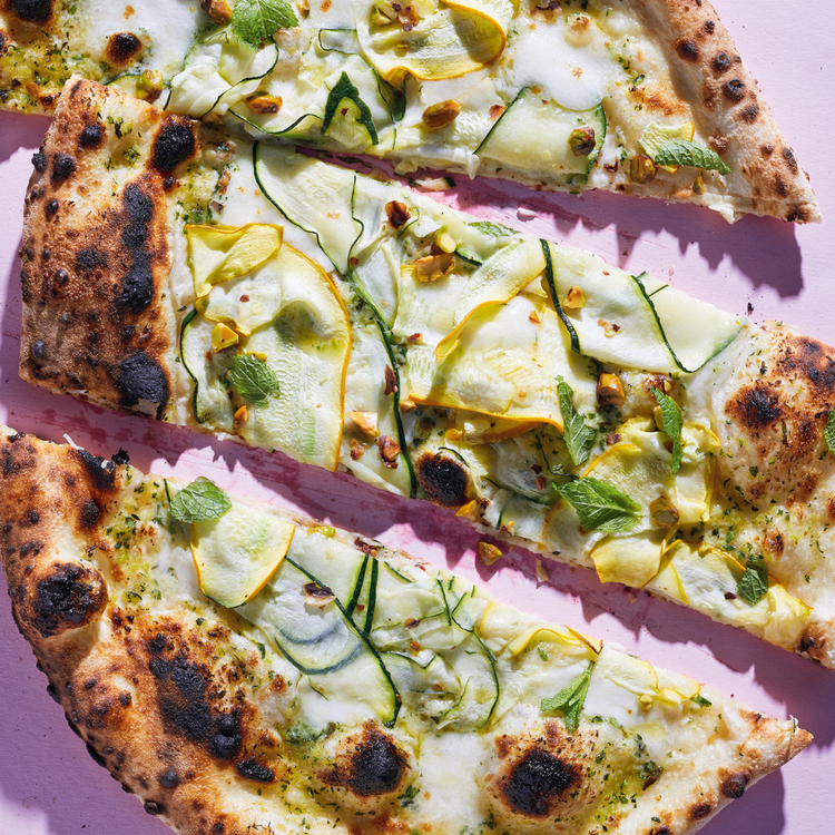 Vanja van der Leeden’s Pizza With Squash, Zucchini & Herb Butter