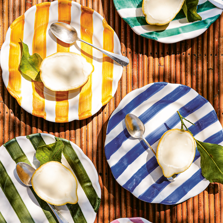 Letitcia Clark's Lemon Possets In Lemon Boats