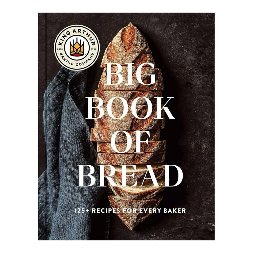 Book cover titled "Big Book of Bread" featuring a loaf of bread.