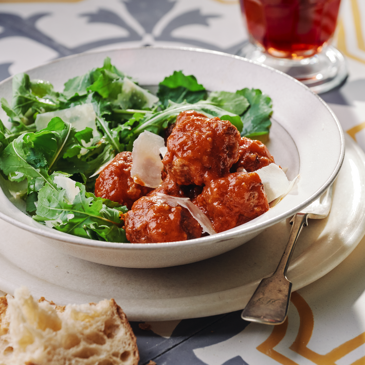 Giada's Beef Ricotta Meatballs & Tomato Sauce