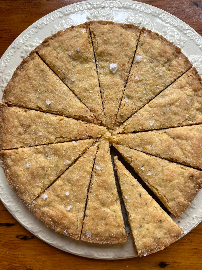 Alexis deBoschnek’s Salted Rosemary Orange Shortbread Cookies