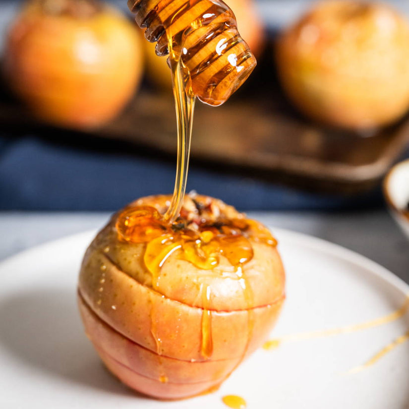 Baked Apples Stuffed with Prunes